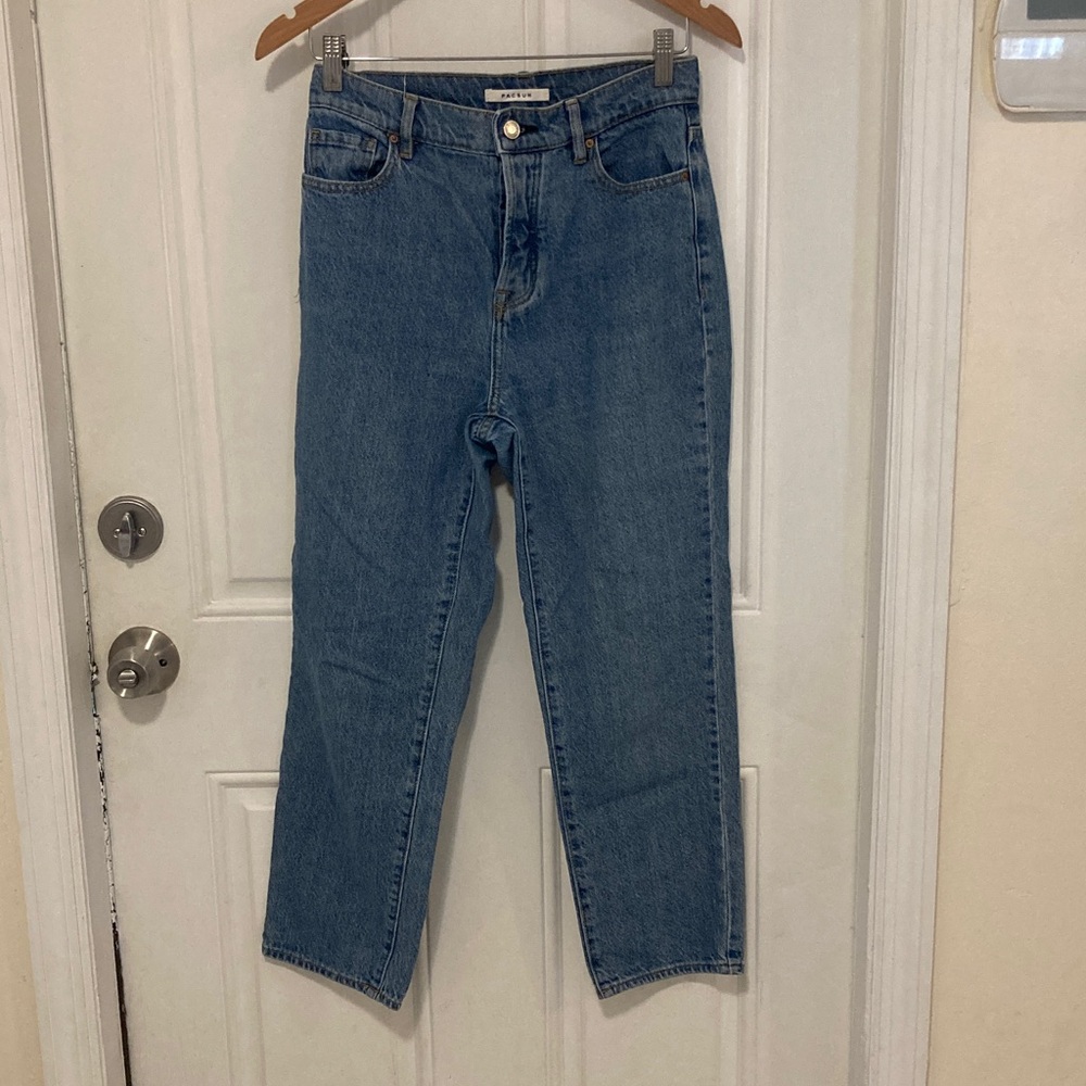 Pacsun high rise straight cropped jeans